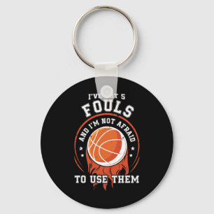 Porte-clés Joueur de basket-ball amusant Cadeau - Boucles 5 V