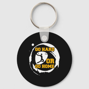 Porte-clés Joueur De Basket-Ball Go Hard Ou Go Home Cadeau I
