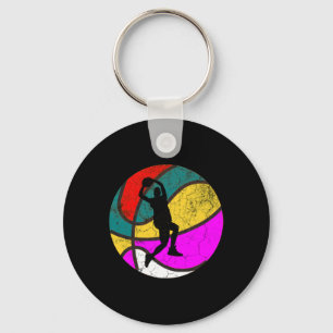 Porte-clés Joueur de basket-ball Vintage Retro Don 1