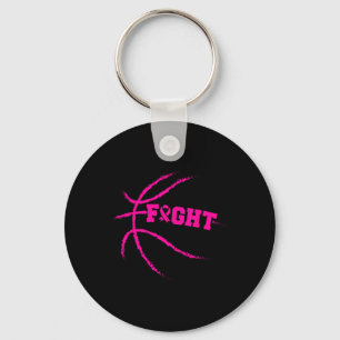 Porte-clés Joueur de basketball de lutte contre le cancer du