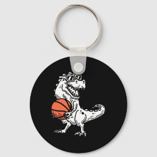 Porte-clés Joueur de Bysketbyl Dribbling Coach Dinosaur