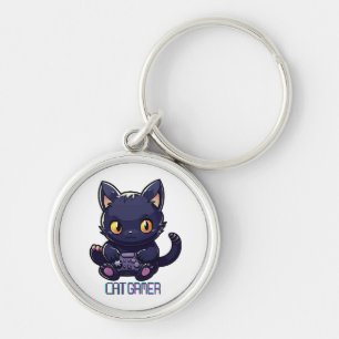 Porte-clés Joueur de chat