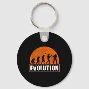 Porte-clés Joueur de cricket Drôle de cricket Évolution humai