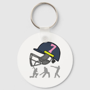 Porte-clés Joueur de cricket pour garçons enfants 7 ans 7e an