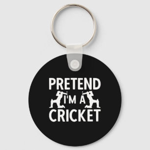 Porte-clés Joueur de cricket Sport de cricket Vintage Cricket