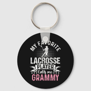 Porte-clés Joueur de crosse préféré m'appelle Grammy drôle 