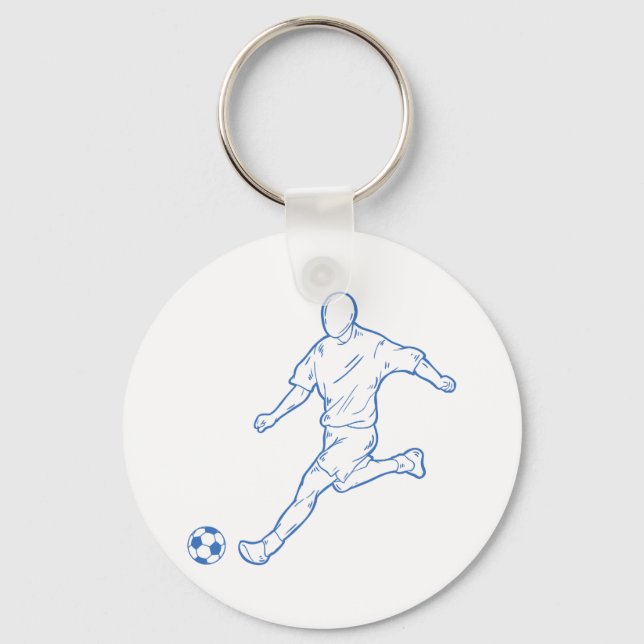 Porte-clés joueur de football (Recto)