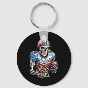 Porte-clés Joueur de football américain Skeleton Halloween Gr