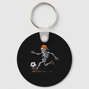 Porte-clés Joueur de football squelette drôle Halloween 2025