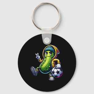 Porte-clés Joueur de football Urn Pickle Vibes de dessin anim
