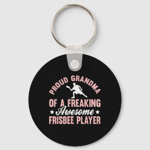 Porte-clés Joueur de frisbee Ultimate Frisbee Disc Golf Grand