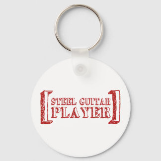 Porte-clés Joueur de guitare en acier