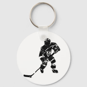 Porte-clés Joueur de hockey de glace