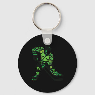 Porte-clés Joueur de hockey de la Saint-Patrick - Esprit Sham