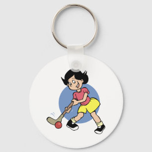 Porte-clés Joueur de hockey sur gazon