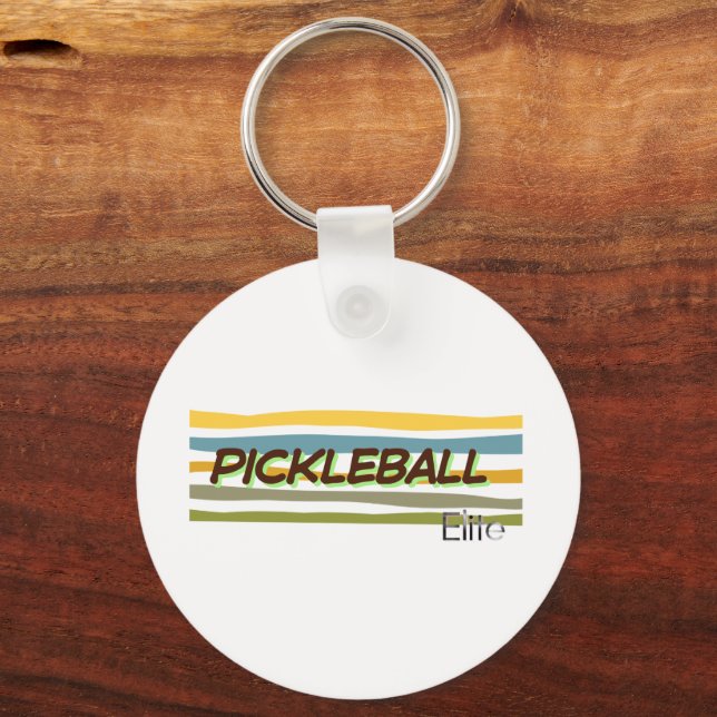 Porte-clés Joueur de Pickleball Elite (Recto)