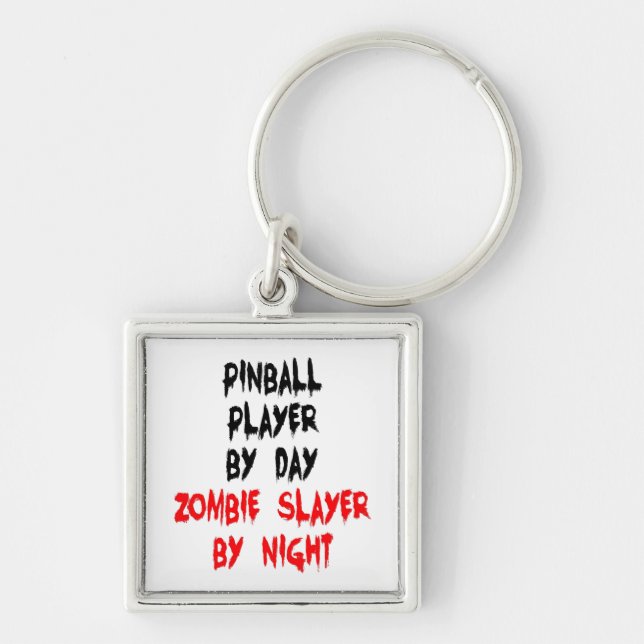 Porte-clés Joueur de pinball Zombie Slayer (Devant)
