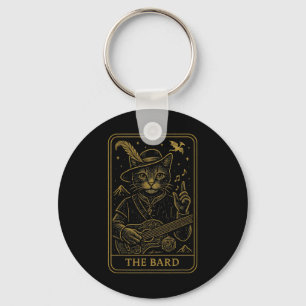 Porte-clés Joueur de Rpg Le Rd D20 Dés Nerdy Geek Chat Hommes