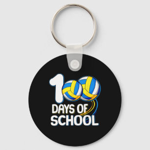 Porte-clés Joueur de volley 100 jours d'école 100e jour d'