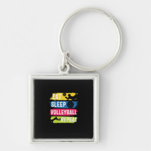 Porte-clés Joueur de volley-ball   Mangez une répétition de v