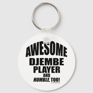 Porte-clés Joueur impressionnant de Djembe