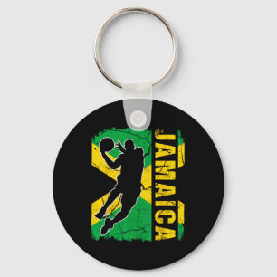 Porte-clés Joueur jamaïcain Bysketbyll Jamaica Flag Bysketbyl