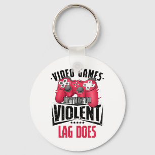 Porte-clés Joueur Joueur Jeux Vidéo Manette Ordinateur Jeu