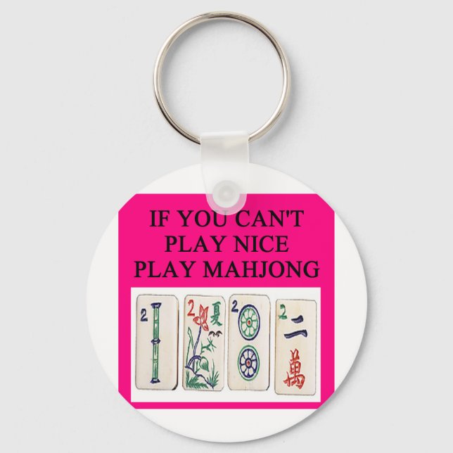 Porte-clés Joueur MAHJONG (Recto)