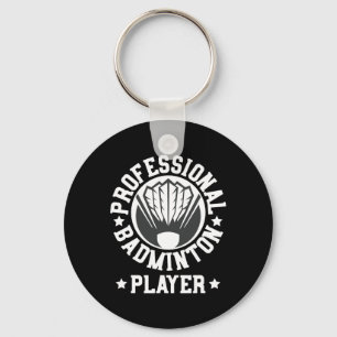 Porte-clés Joueur professionnel Badminton Navette Cadeau Tee
