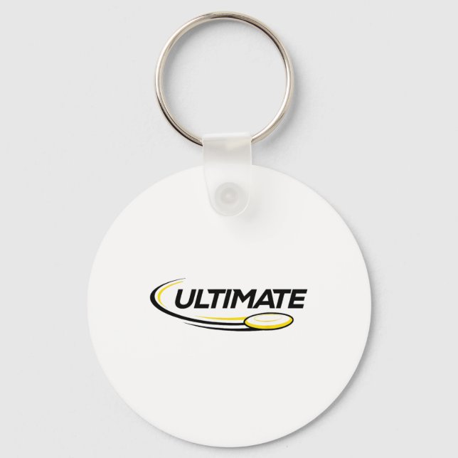 Porte-clés Joueur professionnel de disque de golf Ultimate Fr (Recto)