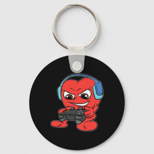 Porte-clés Joueur Valentines Jour mignon jeu vidéo Gaming Lov
