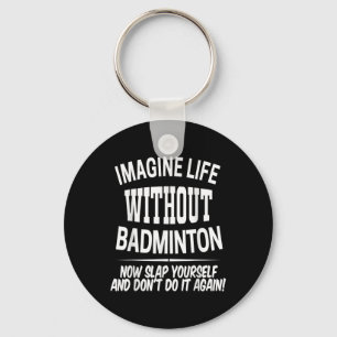 Porte-clés Joueurs de badminton hommes et femmes enfants