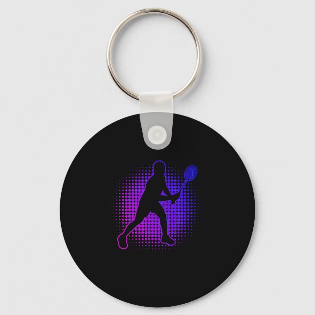 Porte-clés Joueuse Badminton Badminton Womens Squash Shuttle (Recto)