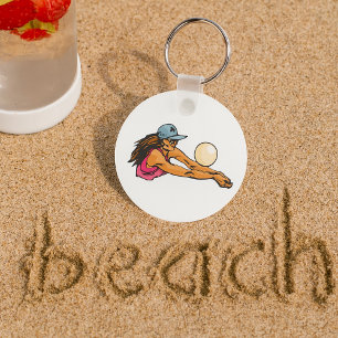 Porte-clés Joueuse de volley-ball féminine