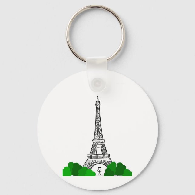 Porte-clés Jour À Paris (Recto)