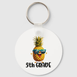 Porte-clés Jour de 5e année Paix dehors 5e année Funny Gradua