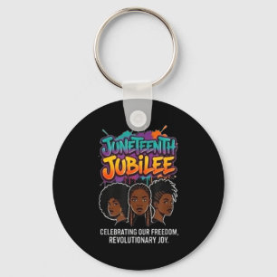Porte-clés Jour de la liberté Juneteenth afro-américain