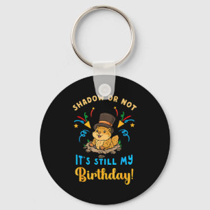 Porte-clés Jour de la marmotte Anniversaire Ombre ou pas c'es