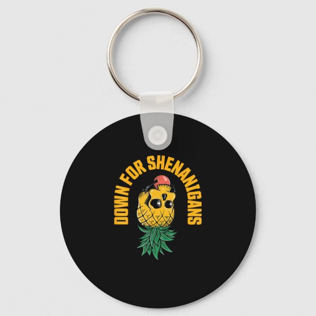 Porte-clés Jour de la Saint Patrick Drôle Pour Shenanigans Sw (Recto)