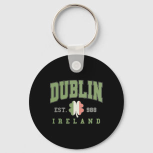 Porte-clés Jour de la Saint-Patrick Université Collège Irland