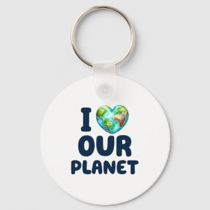 Porte-clés Jour de la Terre 22 avril Recycler Sauver l'enviro