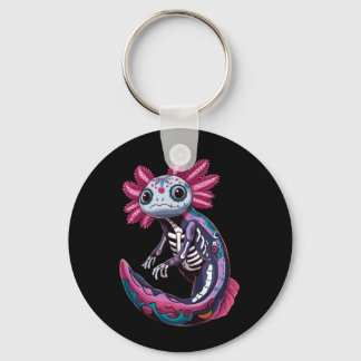 Porte-clés Jour De L'axolotl De Squelette Agencé Par Le Gouve