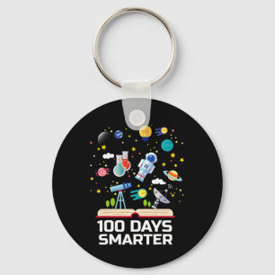 Porte-clés Jour De L'École 100 Jours Smarter Livres Space Lov