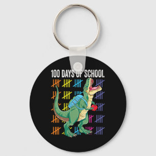 Porte-clés Jour De L'École Pour Enfants T-rex