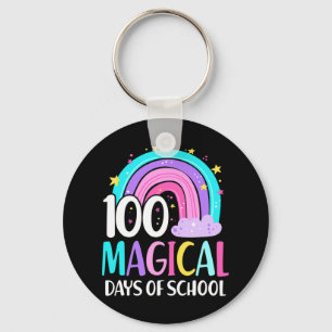 Porte-clés Jour De L'École Rainbow Magical 100 Jours De L'Éco