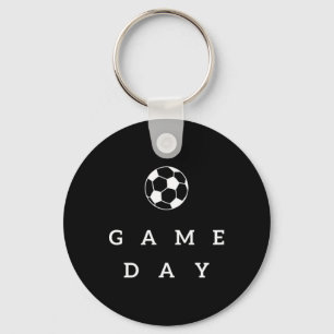 Porte-clés Jour de match de football Maman de foot Maman de s