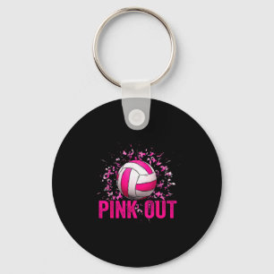 Porte-clés Jour de match de volley-ball Nk contre le cancer d