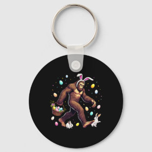 Porte-clés Jour de Pâques Bigfoot Drôle de Sasquatch Mignon L