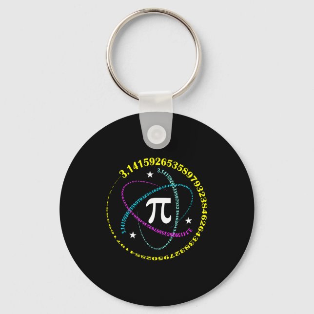 Porte-clés Jour de Pi 3,14 Numéro Pi Symbole Mathématiques Ca (Recto)