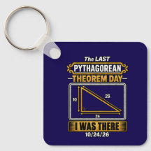 Porte-clés Jour de Pythagore